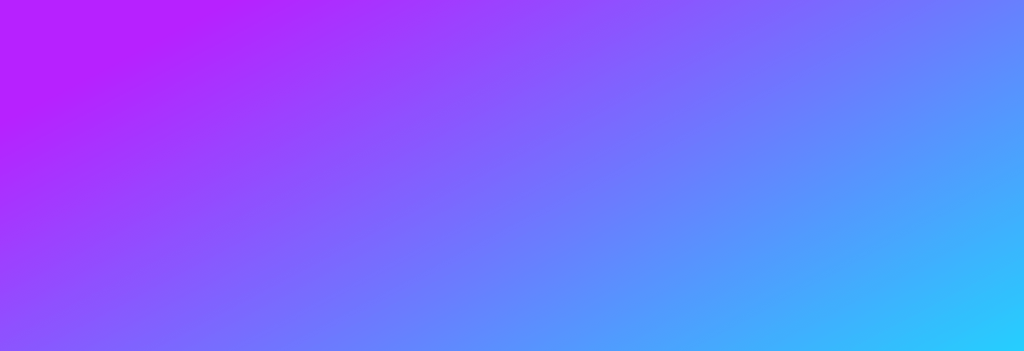 Vibrant purple to blue gradient trend in 2020 web design.